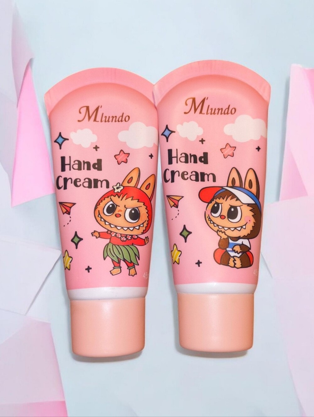 Mlundo Pink Cute Labubu Hand Cream